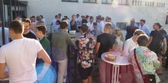 Sommerfest 2022 - Zusammenkunft auf Dachterrasse 