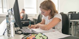 Lernatmosphäre HDBW Bamberg - Mitschrift in Vorlesung