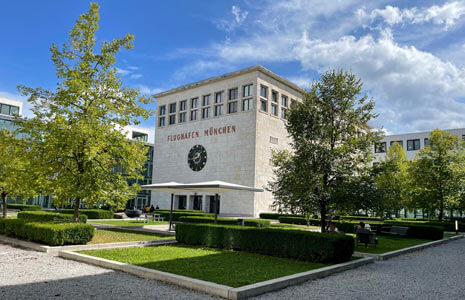 HDBW Campus - Foto vom Innenhof 