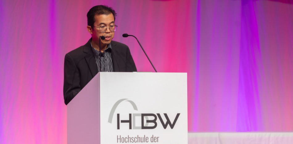 HDBW Absolventenfeier 2026 - Rede des Masterabsolventen Jerome Tongson