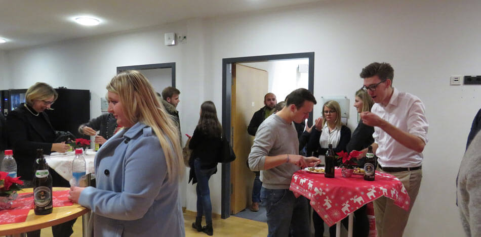 Gastvortrag HDBW Campus - Get-together in der studentischen Lounge