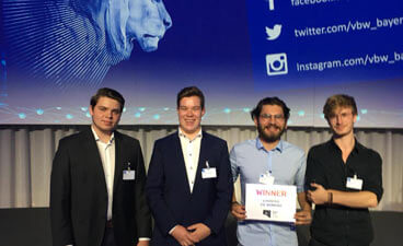 Startup Wieblebub - Gruppenfoto der HDBW Gewinner