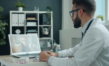 Telemedizinische Beratung per Video